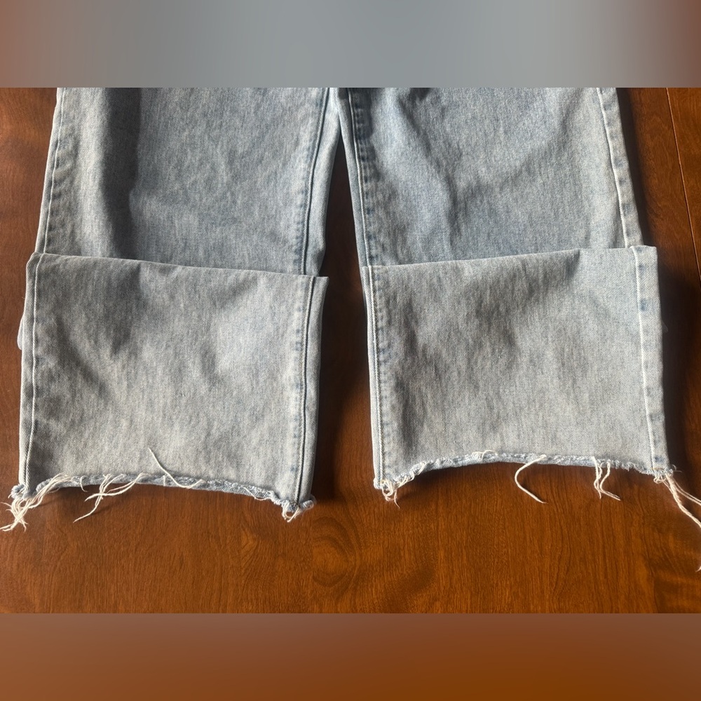 Princess Polly Light Wash Wide Leg Jeans - Picture 5 of 5